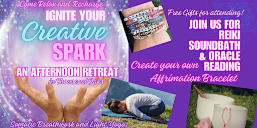 Imagem principal do evento Your Creative Spark: Join Us for a Relaxing Afternoon Mini Retreat