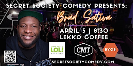 Brad Sativa | Secret Society Comedy @ Lekko Coffee