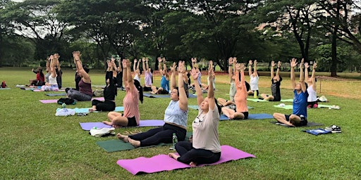 Free Outdoor Family Yoga in Bishan Park (Apr 2024)