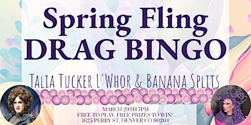 Primaire afbeelding van Spring Fling Drag Bingo