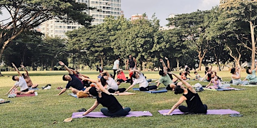 Primaire afbeelding van Free Outdoor Family Yoga in Bishan Park (May 2024)