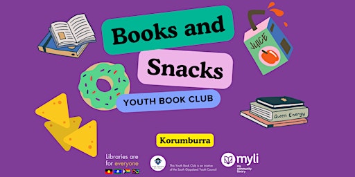 Imagem principal do evento Books and Snacks @ Korumburra Library-  South Gippsland Youth Book Club