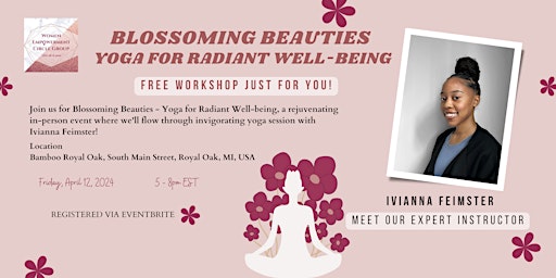 Imagem principal do evento Blossoming Beauties - Yoga for Radiant Well-being