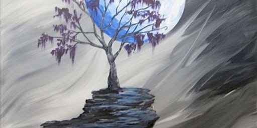 Tree Against the Moon - Paint and Sip by Classpop!™ primary image