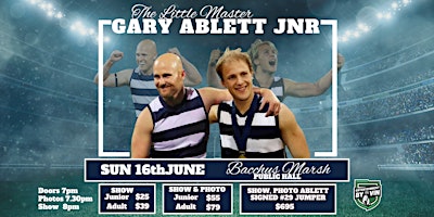 Imagen principal de 'The Little Master' Gary Ablett Jnr LIVE in Bacchus Marsh!