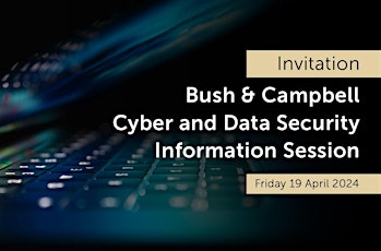 Cyber and Data Security Information Session