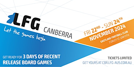 Hauptbild für LFG Canberra 2024