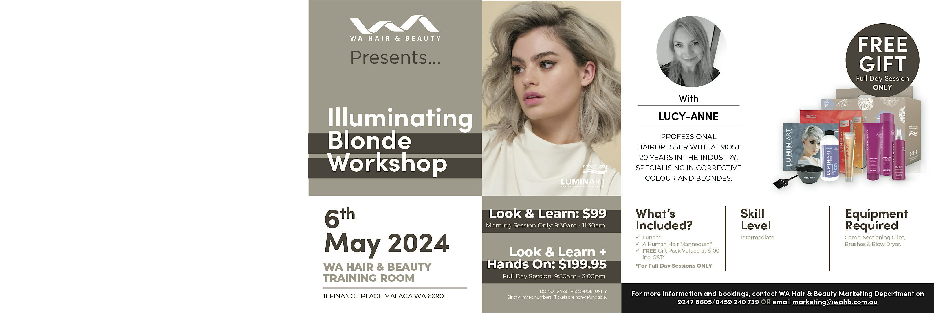 Illuminating Blonde Workshop – Look & Learn + Hands on