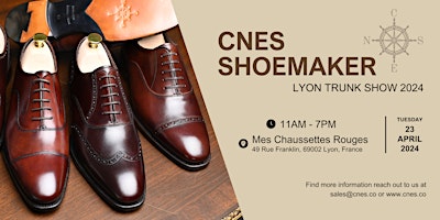 Imagen principal de CNES Shoemaker Lyon Trunk Show 2024