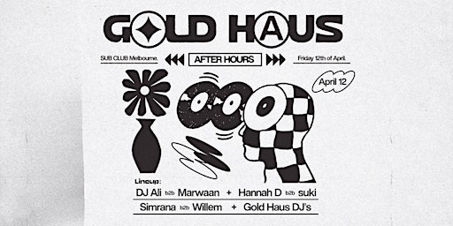 Imagem principal do evento Gold Haus AFTERHOURS | Sub Club