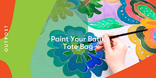 Image principale de Paint your batik tote bag