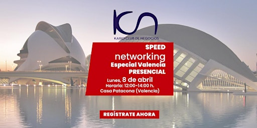 Imagen principal de Speed Networking Presencial Valencia - 8 de abril