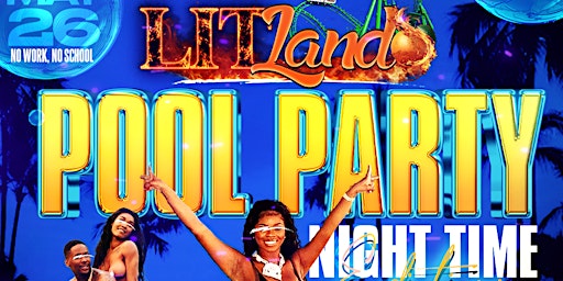 LitLando Nighttime Pool Party primary image