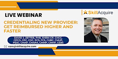 Image principale de Credentialing New Provider: Get Reimbursed Higher and Faster