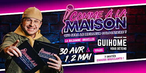 Primaire afbeelding van Soirée stand-up tournage de l'émission "Comme à la maison" par GuiHome