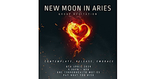 Image principale de Group Meditation : New Moon in Aries: Contemplate, Release, Embrace