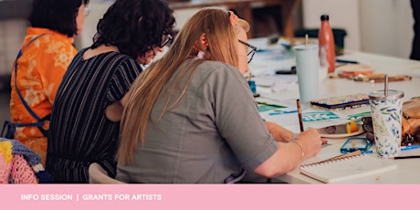 Info Session | Grants for Artists