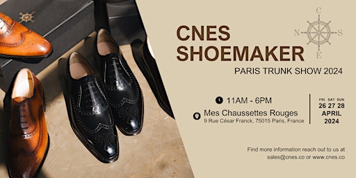Immagine principale di CNES Shoemaker Paris Trunk Show 2024 