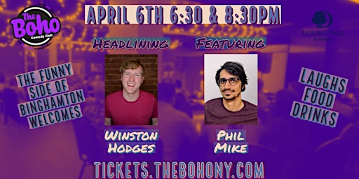 The Boho Comedy Club Welcomes Winston Hodges! primary image