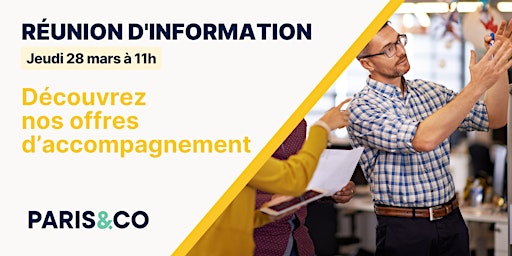 Image principale de Webinar information appel à candidatures Paris&Co | 28 Mars 2024