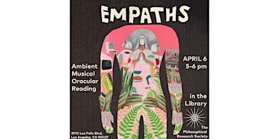 Primaire afbeelding van EMPATHS, ambient musical oracular reading and drawing in the PRS Library