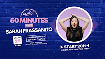 Imagem principal do evento 5O minutes avec Sarah Frassanito - Stand Up Comedy