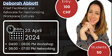 Workshop Manage Your Energy, not your Time by Deborah Abbott