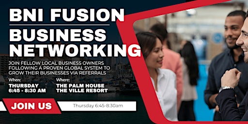 Imagem principal do evento BNI Fusion | Business Networking Breakfast