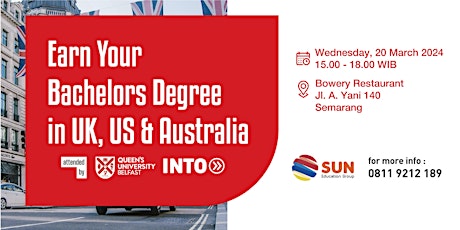 Earn Your Bachelor Degree In UK, US & Australia primary image