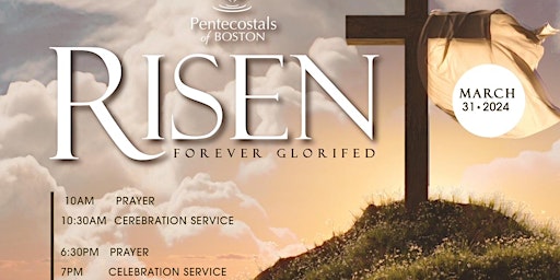 Imagem principal do evento Risen: Forever Glorified Resurrection Sunday Service
