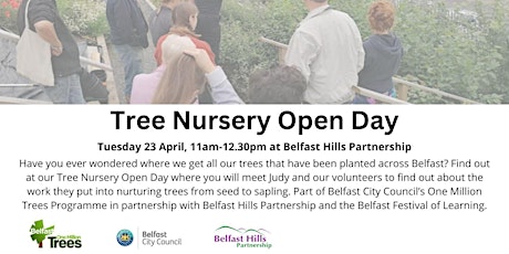 Imagem principal do evento Tree Nursery Open Day