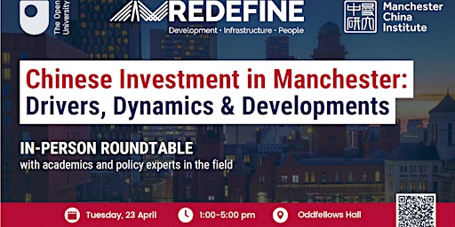 Hauptbild für Chinese investment in Manchester: drivers, dynamics and developments