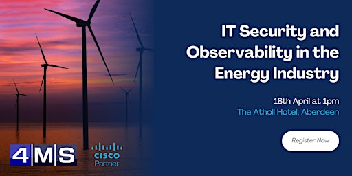 Imagem principal do evento IT Security and Observability in the Energy Industry