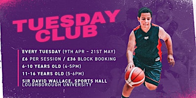 Loughborough Colts Basketball (9th April - 21st May) primary image