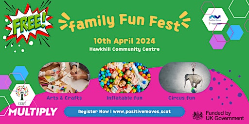 Imagem principal de Alloa- Family Fun Day (#Only 1 ticket per family required)