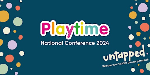 Playtime National Conference 2024 - Workshop bookings primary image