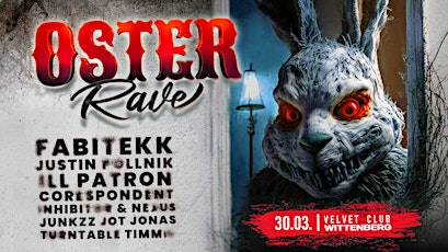 OSTER RAVE | XXL Indoor-Festival | 10 Acts & 3 Floors | 30.03.2024  primärbild