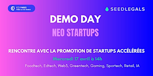 Primaire afbeelding van CCI Paris x SeedLegals - Demo Day