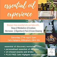 Image principale de Essential Oil Experience Event at CAFE HIGHGATE