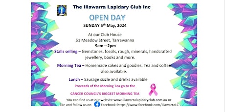 ILLAWARRA LAPIDARY CLUB - OPEN DAY