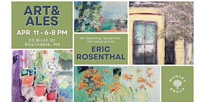Image principale de Art & Ales! A reception featuring the work of local artist Eric Rosenthal!