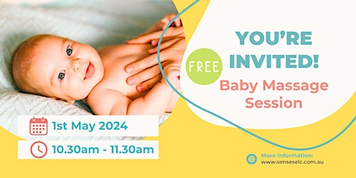 Imagem principal do evento Free Baby Massage Session