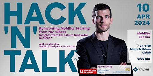 Imagem principal de HACK'N'TALK by XPLORE | Mobility Special