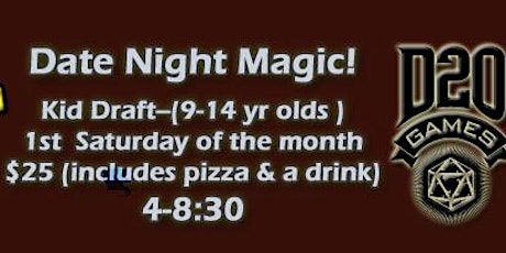 Date Night Magic Draft (Kids-9-14) (Price-$25) Kids Magic Draft primary image