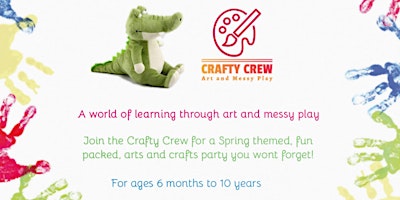 Imagem principal do evento Crafty Crew Art and Messy Play