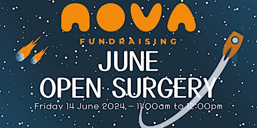 Imagem principal do evento Nova Fundraising June Open Surgery