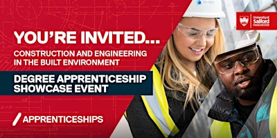 Imagem principal do evento Apprenticeship Showcase - Construction and Engineering