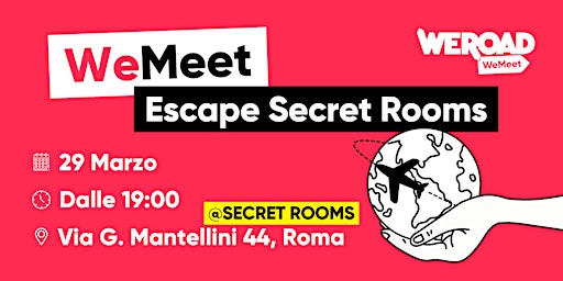 Imagem principal do evento WeMeet | Escape Secret Rooms