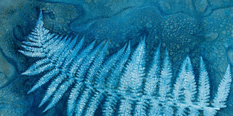 Wet Cyanotype Leaves