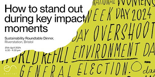 Imagem principal de Roundtable Dinner: How To Stand Out During Key Impact Moments